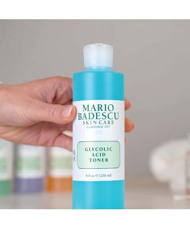 Mario Badescu Glycolic Acid Toner for Dry and Sensitive Skin | Alcohol-Free Brightening and Soothing Facial Toner with Grapefruit Extract | 8 Fl Oz - Buy Online on GoSupps.com