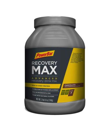 PowerBar PowerGel RecoveryMax Regeneration Sports Drink with Carbs Protein Vitamins and Minerals (13 Servings) Chocolate