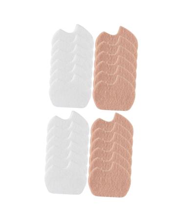 Mobestech 12 Pairs Forefoot Pad Shoe Inserts Womens Heels High Heels Reusable Forefoot Cushion Gel Insoles Soft Insoles Foot Reusable Pad Shoes Supplies Reusable Pad Forefoot Lace