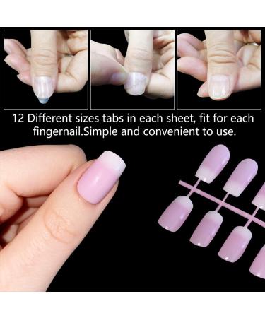 LIONVISON 50 Sheets Nail Adhesive Tabs - Double-Sided Waterproof Breathable Nail Glue Stickers for False Nails - 1200 Pcs Jelly Gel Nail Tape - 50 Sheet Pack - Buy Online on GoSupps.com