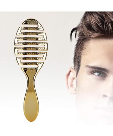 Double Sided Head Comb - Durable & Portable Hair Brush (Gold) | Ideal for Hairdressing - Buy Online on GoSupps.com