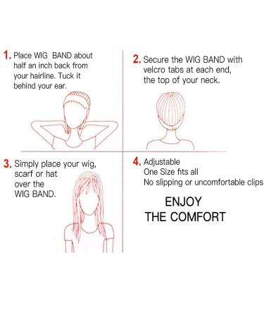 Shop Slip-Resistant Velvet Wig Bands - 2 Pack Adjustable Handle Bands for Women | International Shipping Available - Buy Online on GoSupps.com