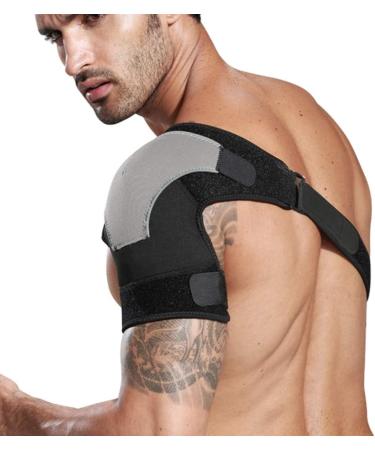 Adjustable Shoulder Heating Pad & Stability Brace - Breathable Comfort for Neck & Shoulder Relief - Buy Online on GoSupps.com