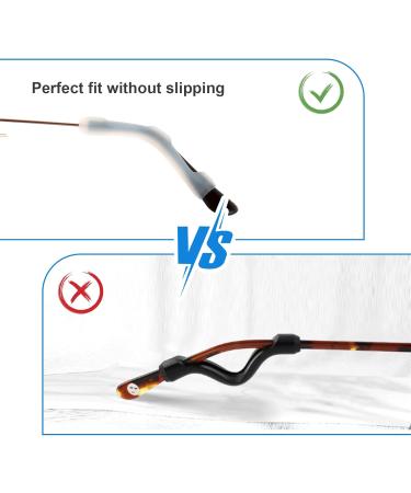 Tiesome Silicone Glasses Hangers | Slide-Resistant Ear Pads for Sunglasses & Reading Glasses | Comfortable & Durable | International Shipping - Buy Online on GoSupps.com