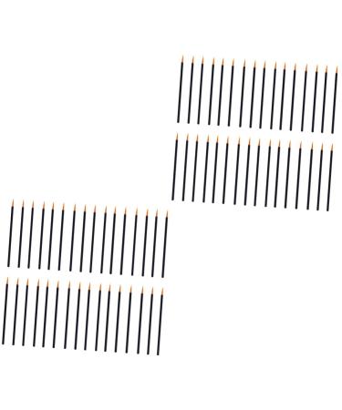 FOMIYES 200 Pcs Make up for Face Eyeliner Brush Liquid Eyeliner Makeup Brush Disposable mediumx2pcs As Shownx2pcs