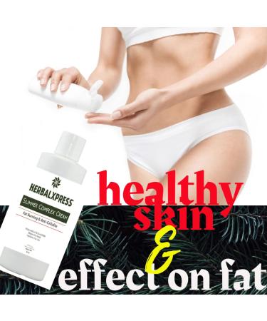 Herbalxpress Slimming Body Cream 8oz - Skin Care | Anti Cellulite Firming Lotion for Legs, Arms & Body - Buy Online on GoSupps.com