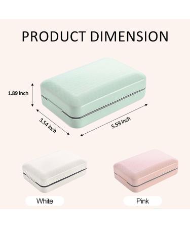 Large Pill Organizer - Portable 8 Compartment Travel Medication Box for Vitamins & Supplements - Oversized Green 5.5"x3.5"x2 - Buy Online on GoSupps.com