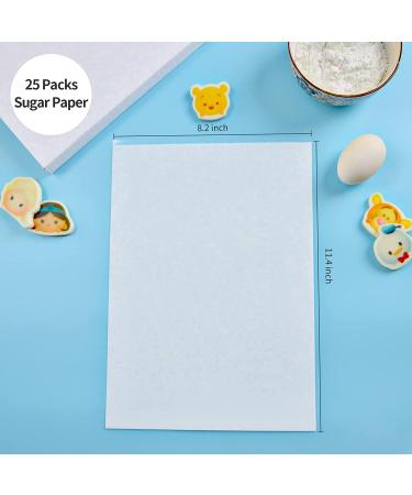 YouTook Edible Frosting Sheets- 25pcs 11.7 x 8.3 A4 Size Edible Paper for Cakes & Cookies - Printable Icing Sheets for Cake Toppers and Decor - Buy Online on GoSupps.com