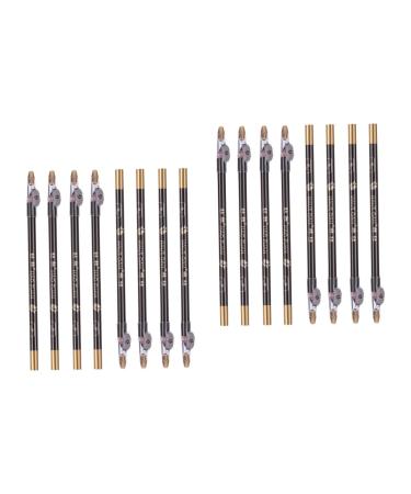 Didiseaon 16 Pcs Pencil Sharpener Eyebrow Pencil Makeup Accessories Eyebrow Makeup Tool Makeup Pencil 1 count (Pack of 1) Blackx2pcs