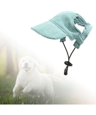 Predolo Pet Sports Hat - Fashionable Dog Solar Hat with Ear Holes | Sun Protection Baseball Cap for Small Dogs - Green L - Buy Online on GoSupps.com