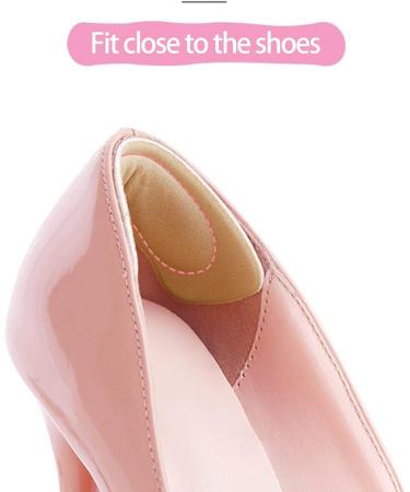 8 Pairs Heel Cushions Pads - Non-Slip Self-Adhesive Insoles for Comfort - Black & Meat-Colored Foot Care - Buy Online on GoSupps.com