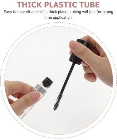 VINTORKY 2pcs Empty Eyeliner Vials Mascara Tubes with Wands Empty Clear Mascara Tubes Empty Lip Gloss Tube - Buy Online on GoSupps.com