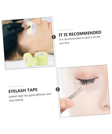 FRCOLOR 6 Rolls Lash Tape Eyeshadow Pads Adhesive Fabric Tape Eyelash Grafting Tools Breathable Tape Eyeshadow Tape Lash Foam Tape Non-woven Tape Stickers With Hole - Buy Online on GoSupps.com