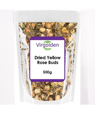 Dried Yellow Rose Buds 500g by Virgolden