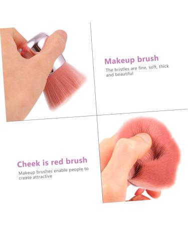 Ipetboom Mushroom Head Makeup Brush Powder Blush Brush Blending Brush Makeup Brush Tool Makeup Stippling Brush Highlighter Blusher Stick Portable Brush Artificial Fiber Mild Cosmetic Pink - Buy Online on GoSupps.com