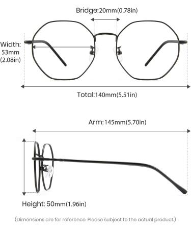 Cyxus Blue Light Filter Glasses - Stylish Matt Black Frames for Men & Women | Gaming & Screen Protection for PC TV & Tablet - Buy Online on GoSupps.com