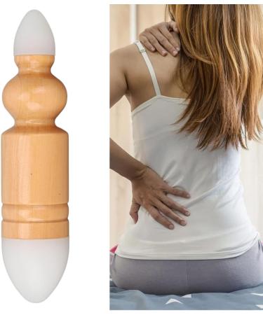 Jeanoko Manual Acupuncture Pen - Portable Beech Wood Acupuncture Tool for Muscle Relaxation & Improved Blood Circulation - Ideal for Spa Use - Buy Online on GoSupps.com