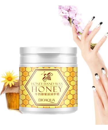 Hand Wax Mask-Rich in Beeswax Milk Removes Rough skin Relieves Dryness Deeply Moisturizes and Nourishes the Hand Anti-Dryness Hand Care