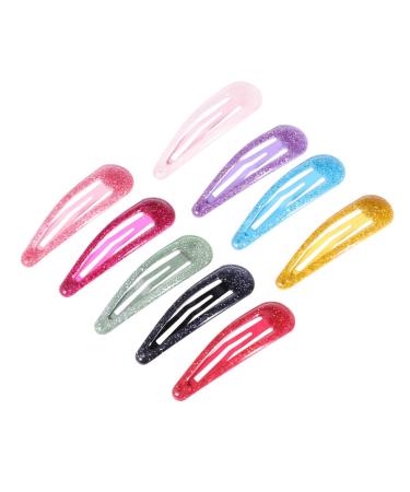 FRCOLOR Girls Snap Hairpins bangs hair clip hair for hair clips for Pure Color Barrettes Barrettes child button Hairpins