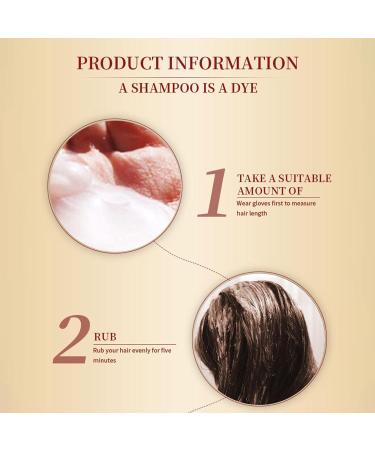 Povanjer Black hair color shampoo 500 ml plantbased black hair color shampoo for men and women fastacting hair color in minutes longlasting nonfading dark brown color - Buy Online on GoSupps.com