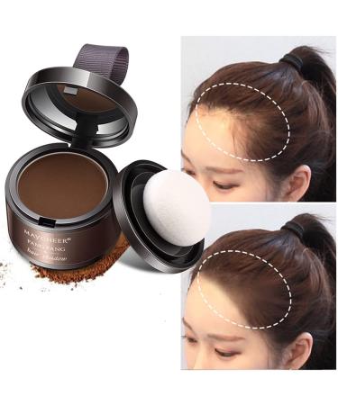 Hair Base Powder & Root Concealer - Brown Shade for Thinning Hair | Perfect Hair Shadow Solution - Buy Online on GoSupps.com
