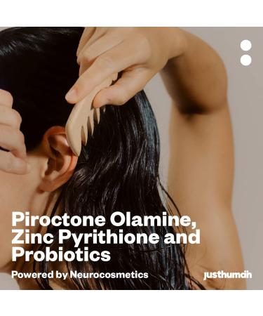 JustHuman Probiotic Therapy Conditioner | Balance Scalp Microbiome | Deeply Hydrates & Conditions | Softens & Adds Shine | Color-Safe Paraben & Sulfate-Free | 8 oz - Buy Online on GoSupps.com