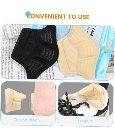 NOLITOY 10 Pairs Anti-Drop Heel Half Size Pads for Women | Breathable Cushion Protectors & Non-Slip Forefoot Pads | Best Shoe Insole for Comfort & Support - Buy Online on GoSupps.com