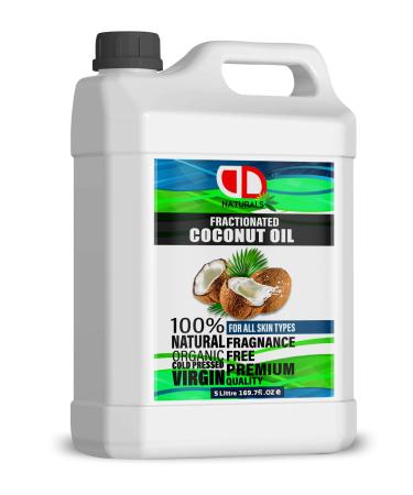 DD teck 100% Pure Natural Fractional Coconut Oil for Skin Hair Lip Gloss Beauty Recipes Aromatherapy Massage Cuticles - MCT Oil - Cruelty Free