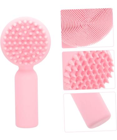POPETPOP Silicone Face Brush Pore Scrubber Hand Scrubber Silicone Face Exfoliator Face Scrub Brush Facial Brush Face Scruber Facial Scrubber Cleansing Brush Pink Silica Gel Double Sided 3d 11x5cm Pink - Buy Online on GoSupps.com