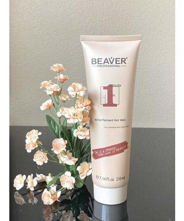 Beaver 1 Minute Hair Mask for Permed & Dyed Hair 210ml - Deep Conditioning Treatment - Buy Online on GoSupps.com