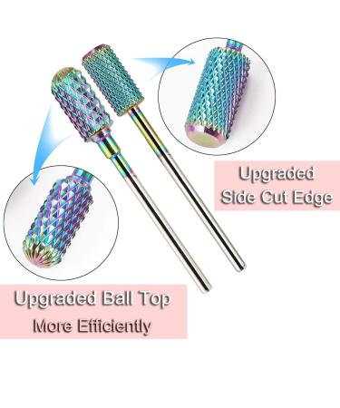 ENGERWALL 11pcs Tungsten Carbide Nail Drill Bits Set - Electric Nail File & Ceramic Acrylic Gel Kit for Home Salon Manicure Pedicure - Buy Online on GoSupps.com