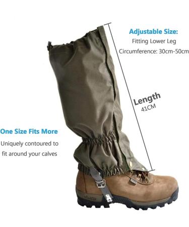 Leomix Waterproof Snake Gaiters | Snake Bite Protection for Men & Women | Adjustable Size Snake-Proof Lower Leg Gear - Buy Online on GoSupps.com