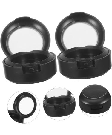 Housoutil 10pcs Box Eye Shadow Nose Shadow Box Eyeshadow Plastic Cosmetic Jars Blush Case Magnetic Storage Box 3.8x3.8cm Black - Buy Online on GoSupps.com