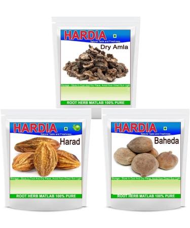 YAAJ am.la har.ad bah.eda ra.w (Ratio 1:2:3) whole dry for tripha.la chur.na powder (combo pack 300gm)