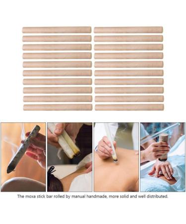 20 Pieces Moxa Bars for Moxibustion - Premium Herbal Mini Moxa Sticks for Smoke Therapy | Chinese Moxa Rolls & Paper Manual - Buy Online on GoSupps.com