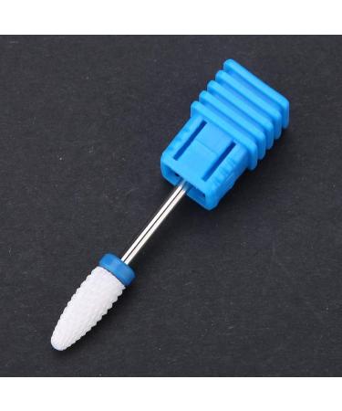 Ceramic Cylinder Nail Drill Bit Set with Display Base - White 04 - Buy Online on GoSupps.com