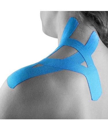 Kinesiology Tape Athletic Sports Lifting Tape Strapping Gym Fitness Tennis Running Knee Muscle Protector Scissor for Physical Therapy Sports Athletes (Color : Blue) - Buy Online on GoSupps.com