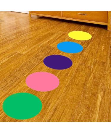 Tupalizy 40PCS Circle Stickers Floor Dots Colored Spot Markers for Classroom Gym Sports Exercise Dance Class Soccer Training SocialÂ Distancing Indoor Games Students Teachers School Activity  6Inch Round 6Inch - Buy Online on GoSupps.com