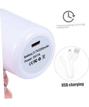 Outanaya Moisturizer Cartoon Humidifier Mini Handy Mist Sprayer Skin Steamer Plastic Material White - Buy Online on GoSupps.com