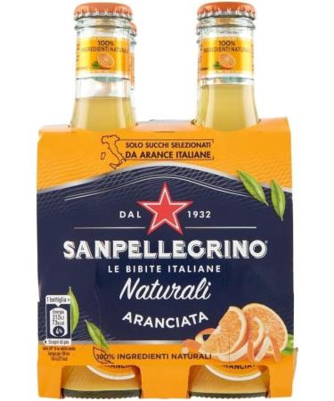 San Pellegrino Aranciata Pack of 48 soft drinks with orange + disposable glass bottle Tonica Rovere 20 cl - Buy Online on GoSupps.com