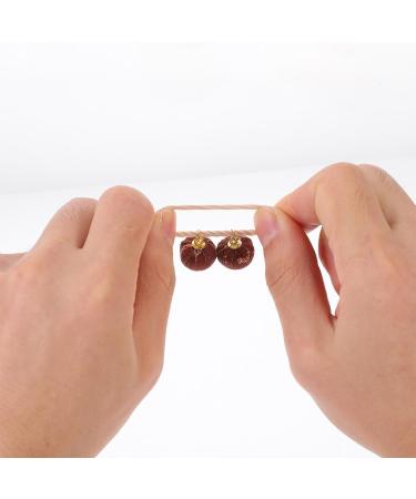 Beaupretty 5 Pairs Elastic Hair Ties Hair Bands Hair Ropes Ponytail Holders Girls Hair Accessories Coffee - Buy Online on GoSupps.com