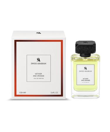 Swiss Arabian Vetiver and Orange for Women - Sophisticated Womens Perfume - Woody Spicy Fragrance with Orange Pepper and Vetiver - 3.4 oz - Buy Online on GoSupps.com