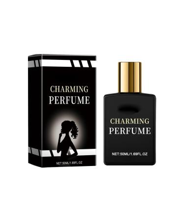 VEFSU 50ml Perfume For Men And Women 2025 Eau De Toilette Fresh Natural Perfume Spray Happy Heart (Black One Size) 1 Fl Oz (Pack of 1) Black