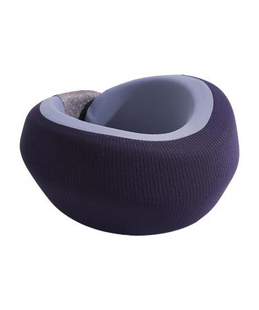Neck Brace Pillow Neck Brace & Elastic Supports - Keep Vertebrae Stable Comfort Neck Support Soft Neck Support Relieves Pressure in Spine Neck Support Brace for Home Navy Blue - Buy Online on GoSupps.com