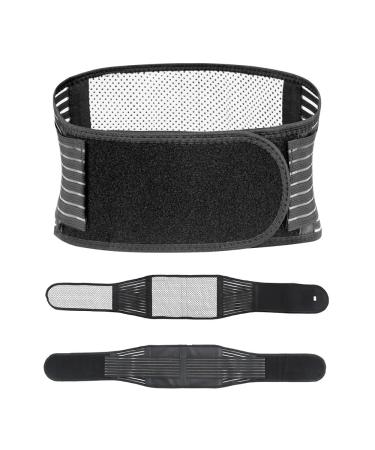 Konxi lumbar spine Turmalin TailleBandage support belt Band 20 magnets heating belts for the lower back lumbar therapy support belt magnetic field therapy pain relief (m)