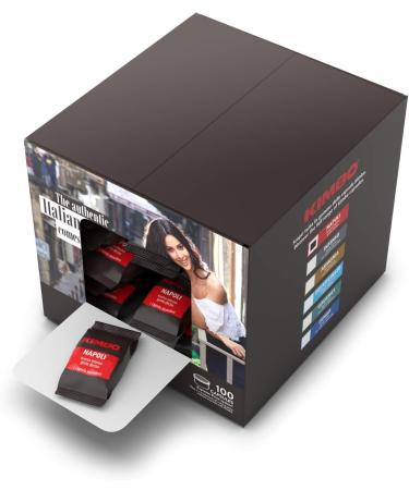  Kimbo Kimbo Naples Coffee Capsules Compatible with Lavazza Espresso Point 100 Capsules - Buy Online on GoSupps.com