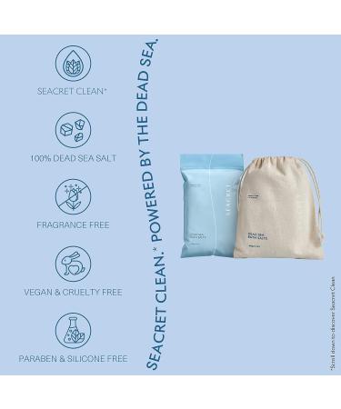 SEACRET Dead Sea Minerals Bath Salts 400g | Natural Wellness for Spa Relaxation - Shop Internationally - Buy Online on GoSupps.com
