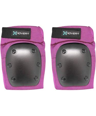 Hover-1 Nylon Protective Elbow Pads | Knee Pads & Wrist Guards for Ages 8+ | Hard PP Shells & EVA Foam Padding | Medium Size | Pink - Buy Online on GoSupps.com