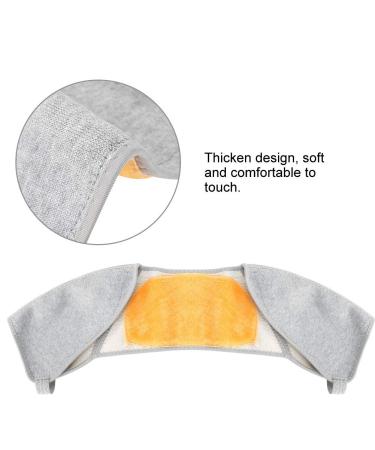 Buy Milltrip Double Shoulder Support Brace | Bamboo Carbon Gold Fleece | Pain Relief & Winter Warmth (M) - International Shipping Available - Buy Online on GoSupps.com