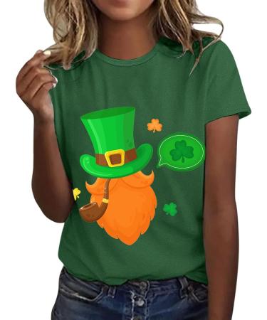 St. Patrick's Day Gnomes Green Proud T-Shirt - Co-DX-0111-A39 | [Your Brand Name] - Buy Online on GoSupps.com